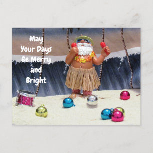 Florida Beach Party Santa-Merry Rockin Weihnachten
