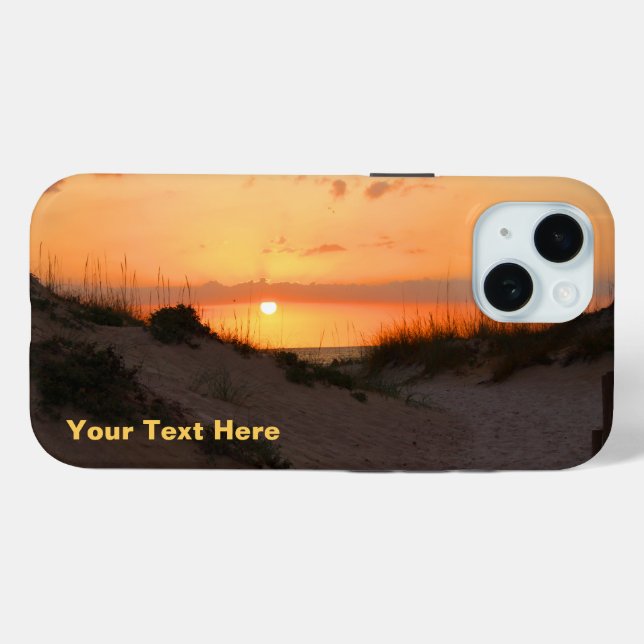 Florida Beach Sunset Case-Mate iPhone Hülle (Rückseite (Horizontal))