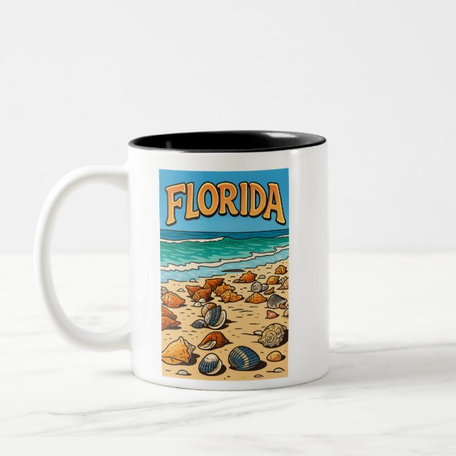 "Florida Beach" Tasse (Links)