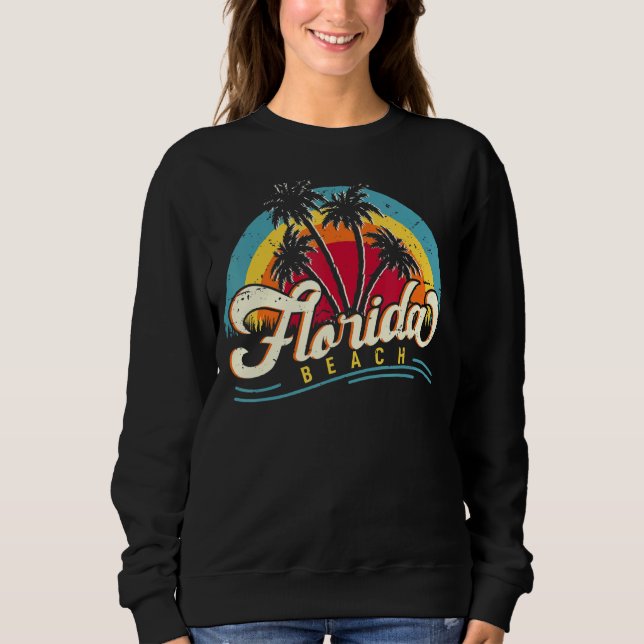 Florida Beach Vacation Souvenir Sweatshirt (Vorderseite)