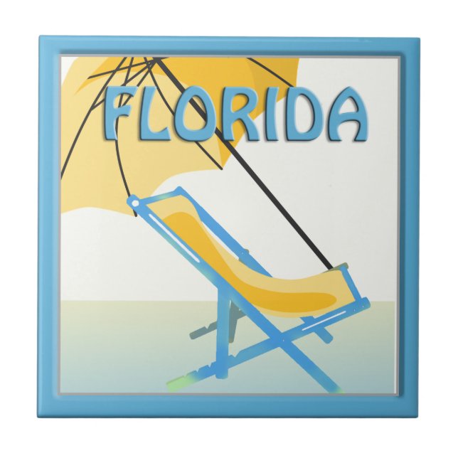 Florida Beach Wohngestaltung Tile Fliese (Vorderseite)