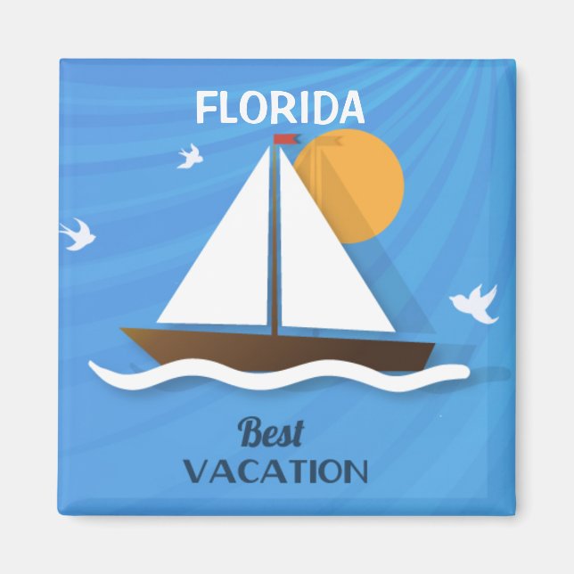 Florida Bester Impfstoff-Kühlschrankmagnet Magnet (Vorne)