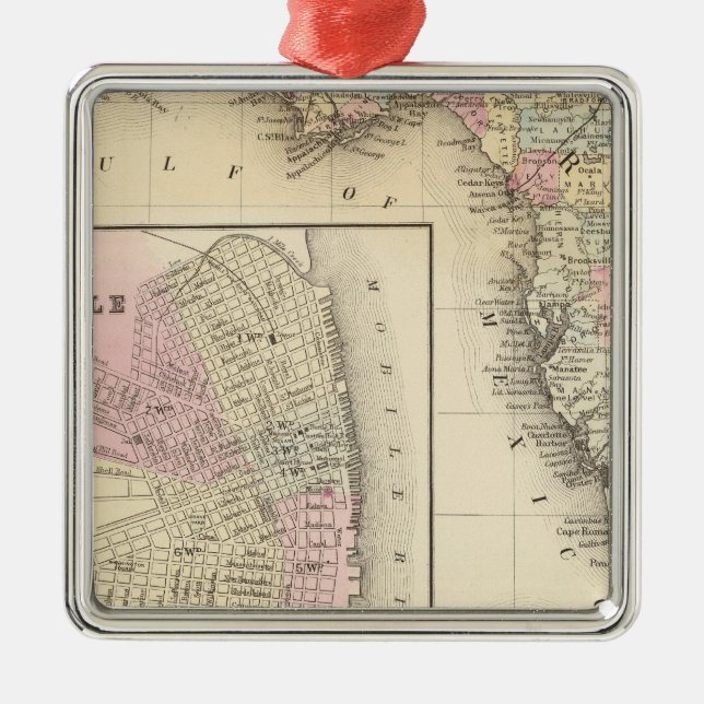 Florida, beweglich ornament aus metall (Vorne)