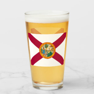 FLORIDA BIER GLASS GLAS