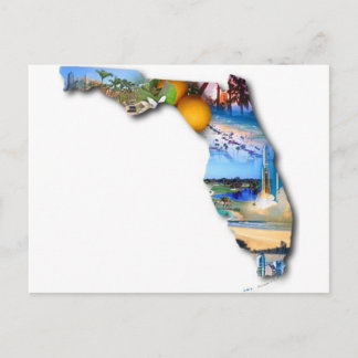 FLORIDA-BILD-ENTWURF POSTKARTE