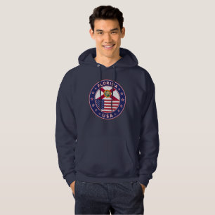 Florida, blau hoodie