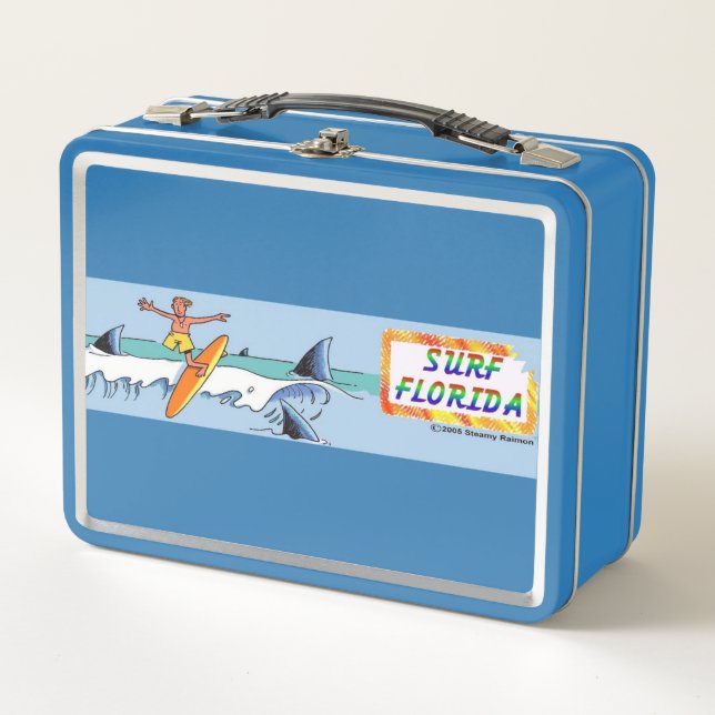 Florida blauer Lunchbox (Vorderseite)
