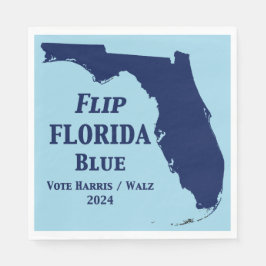 Florida Blue im Jahr 2024 gedreht Serviette