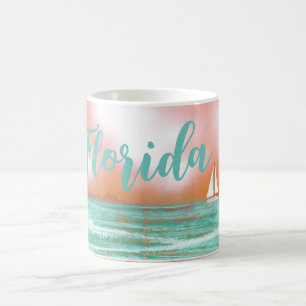 Florida Boat Sailing Kaffeetasse