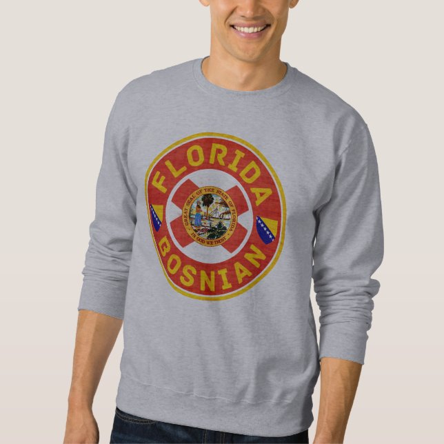 Florida Bosnian American Sweatshirt (Vorderseite)