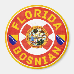 Florida bosnisch-amerikanischer Kühlschrankmagnet Magnet