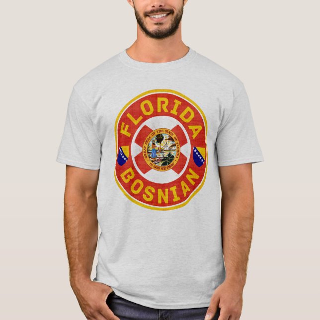 Florida bosnischer Amerikaner T-Shirt (Vorderseite)