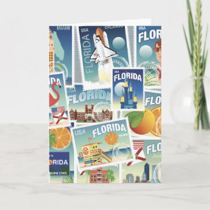 Florida-Briefmarken Karte