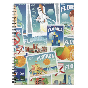 Florida-Briefmarken Notizblock