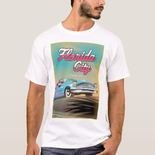 Florida City Vintage Reiseplakat T-Shirt