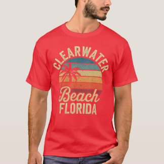 Florida Clear Water Beach Urlaub Souvenirs Familie T-Shirt