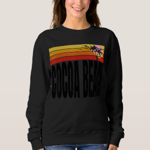 Florida Cocoa Beach Vacation Retro Vintager 70er 8 Sweatshirt