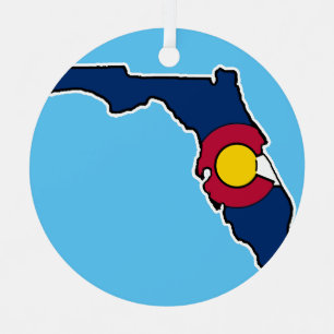 Florida Colorado Fahnenplatz Weihnachtsschmuck