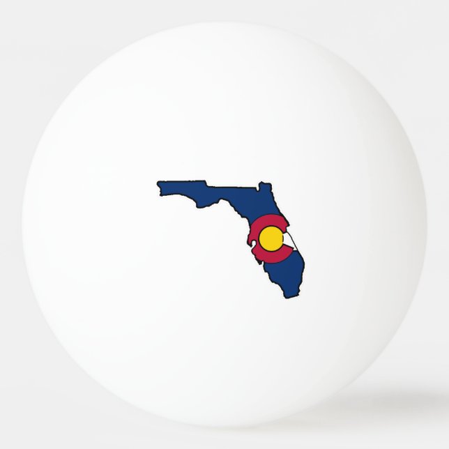 Florida Colorado Tischtennisball (Vorderseite)