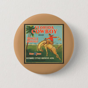 Florida Cowboy Button