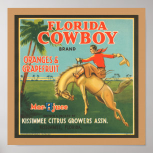 Florida Cowboy Poster