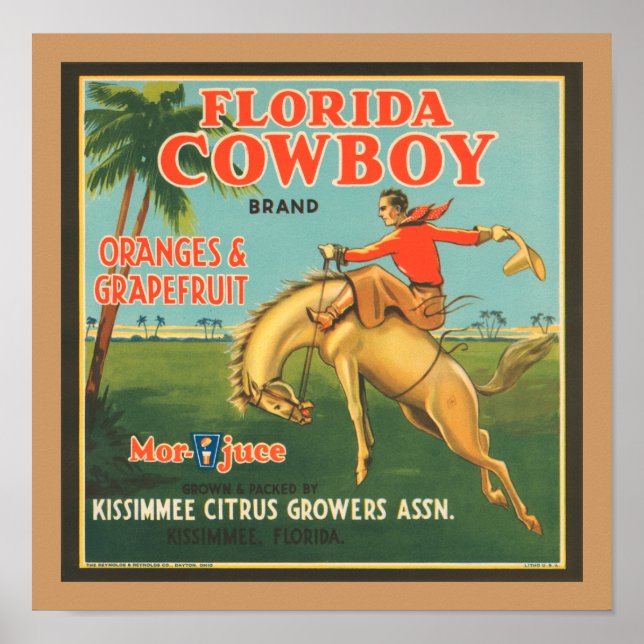 Florida Cowboy Poster (Vorne)