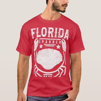 Florida Crabber Floridian Crabbing Steinkrebsmehl T-Shirt