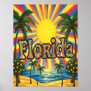 Florida der 1960er Jahre Poster
