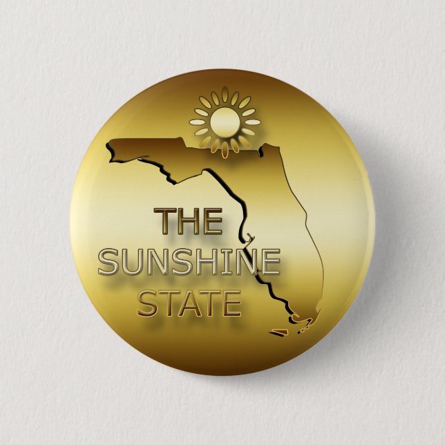 FLORIDA DER SONNENSCHEIN-STAAT BUTTON (Vorderseite)
