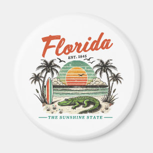 Florida, der Sunshine Staat - Sonnenuntergang Magnet