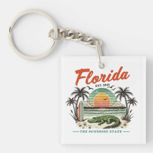 Florida, der Sunshine Staat - Sonnenuntergang Schlüsselanhänger