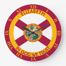 Florida Die Personalisierte Flagge des Sunshine St