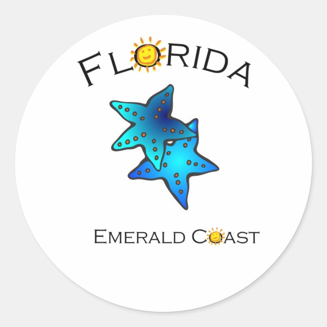 Florida Emerald Coast Sticker (Vorderseite)
