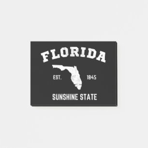 Florida Est 1845 Sunshine Staat Post-it Klebezettel