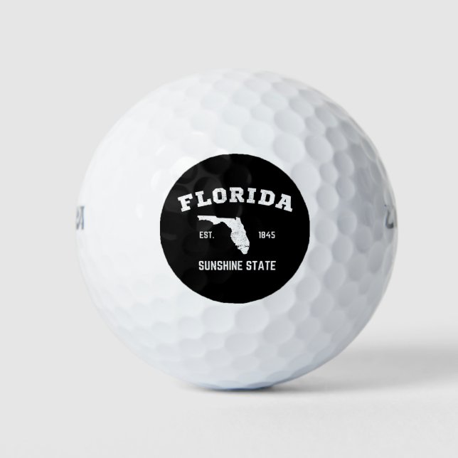 Florida Est 1845 Sunshine State Golfball (Vorderseite)