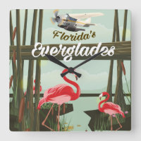 Florida Everglades Cartoon-Reiseposter