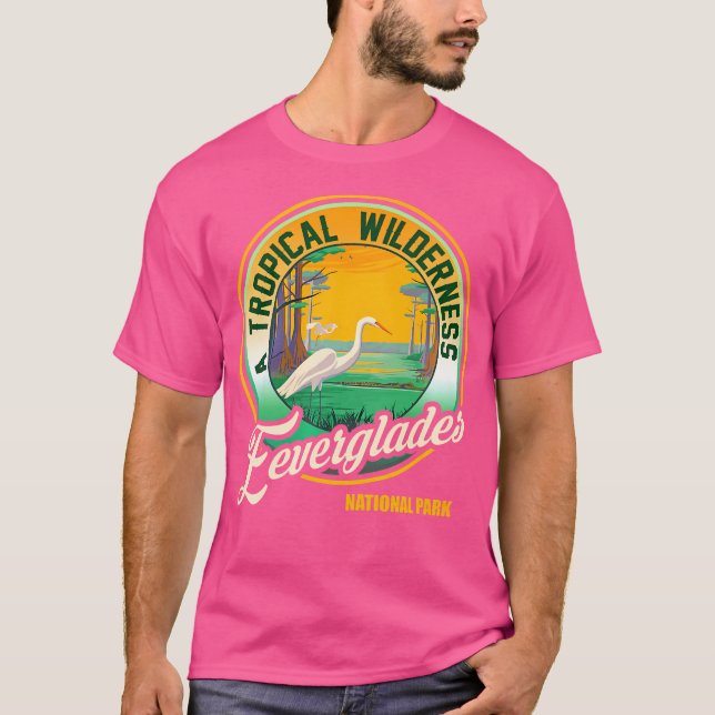 Florida Everglades National Park Airboat Tour Hik T-Shirt (Vorderseite)