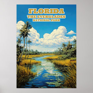 Florida Everglades Nationalpark V02 Poster