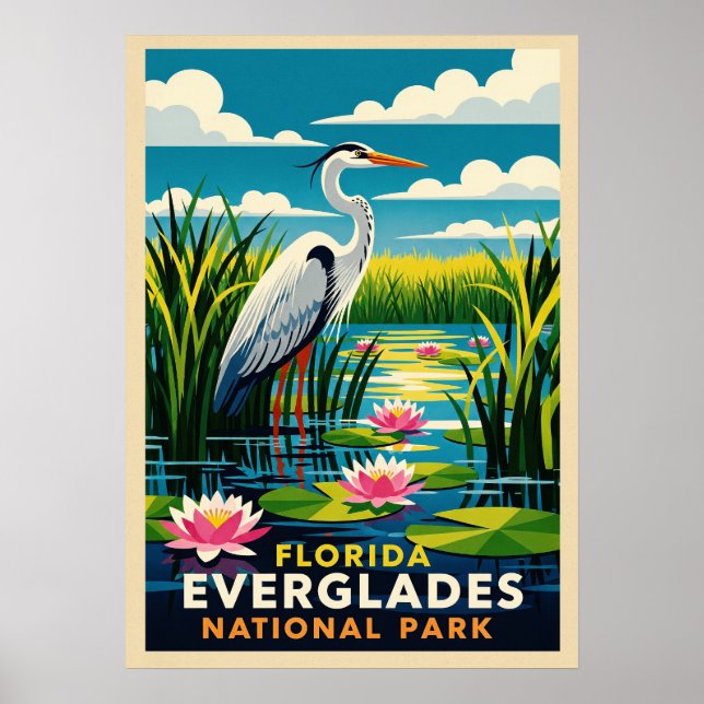 Florida Everglades Nationalpark V04 Poster (Vorne)