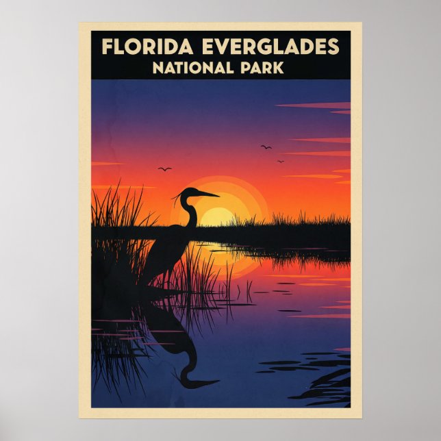 Florida Everglades Nationalpark V05 Poster (Vorne)