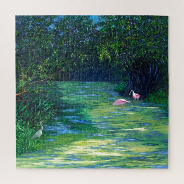 Florida Everglades Wildreservat Puzzle (Vertikal)