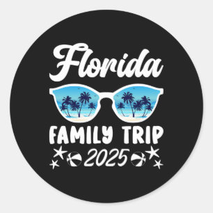 Florida Familienreise 2025 Urlaub Florida Reisen F Runder Aufkleber