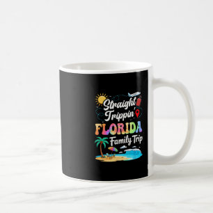 Florida-Familienurlaub 2025 Straight Trippin Reise Kaffeetasse