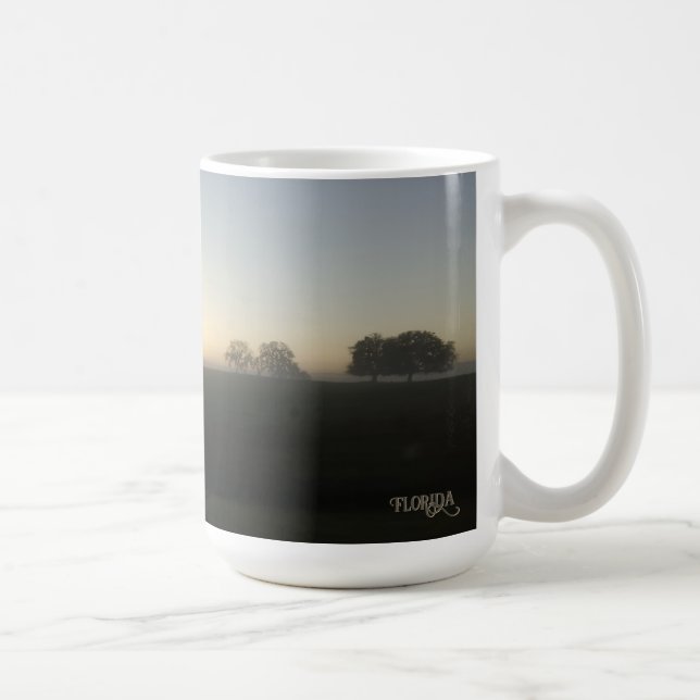 Florida Farm Morning Sunrise Natural Fotografy Kaffeetasse (Rechts)