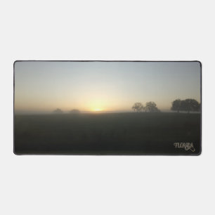 Florida Farm Morning Sunrise Natural Fotografy Schreibtischunterlage
