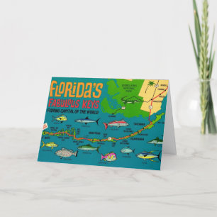 Florida Fish Card Karte