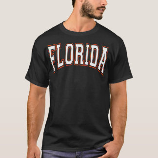 Florida Fl United Staaten Schriftart T-Shirt