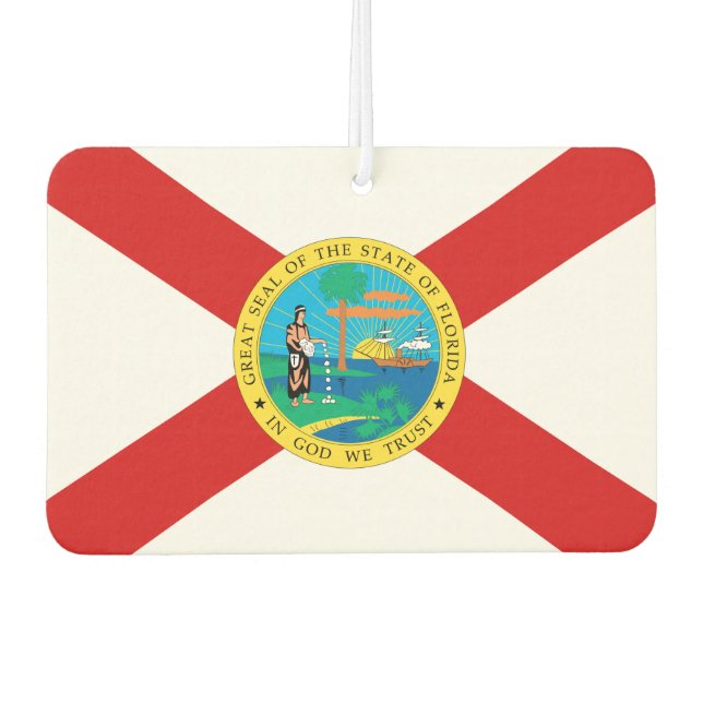 FLORIDA-Flag - Autolufterfrischer (Vorderseite)