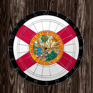 Florida Flag Dartboard & Florida / USA-Spielbrett Dartscheibe