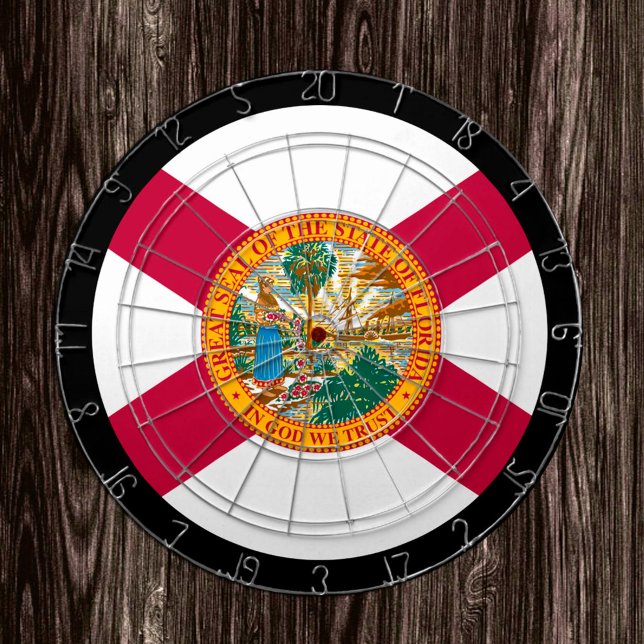 Florida Flag Dartboard & Florida / USA-Spielbrett Dartscheibe (Von Creator hochgeladen)